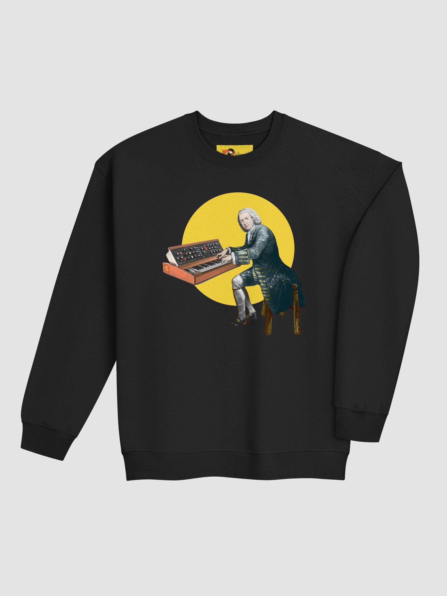 Prelude and Moogue by Frank Fonik (Minimoog), Techno EDM Classic Crewneck Sweatshirt product image (20)