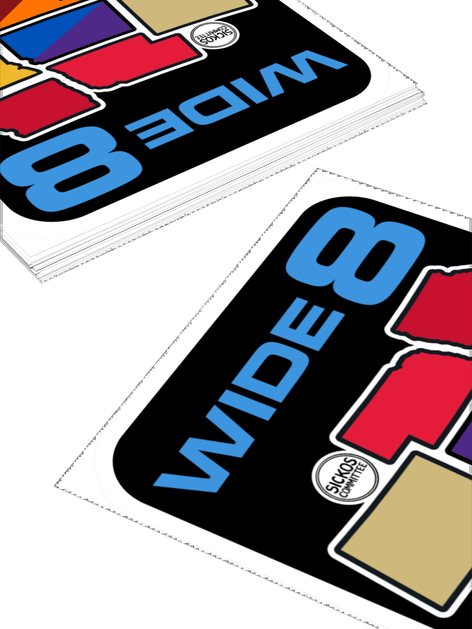 WIDE 8 Sticker (3 Sizes) product image (11)