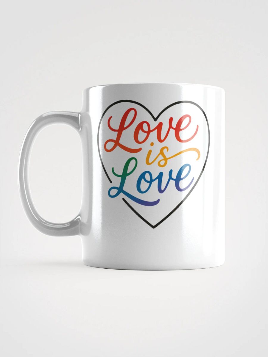 Love is Love Pride LGBTQ+ Rainbow Heart Mug product image (17)