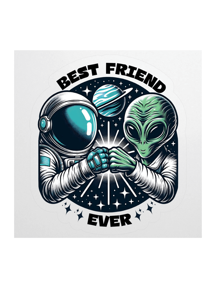 Best Friend Ever Kiss Cut Stickers product image (2)