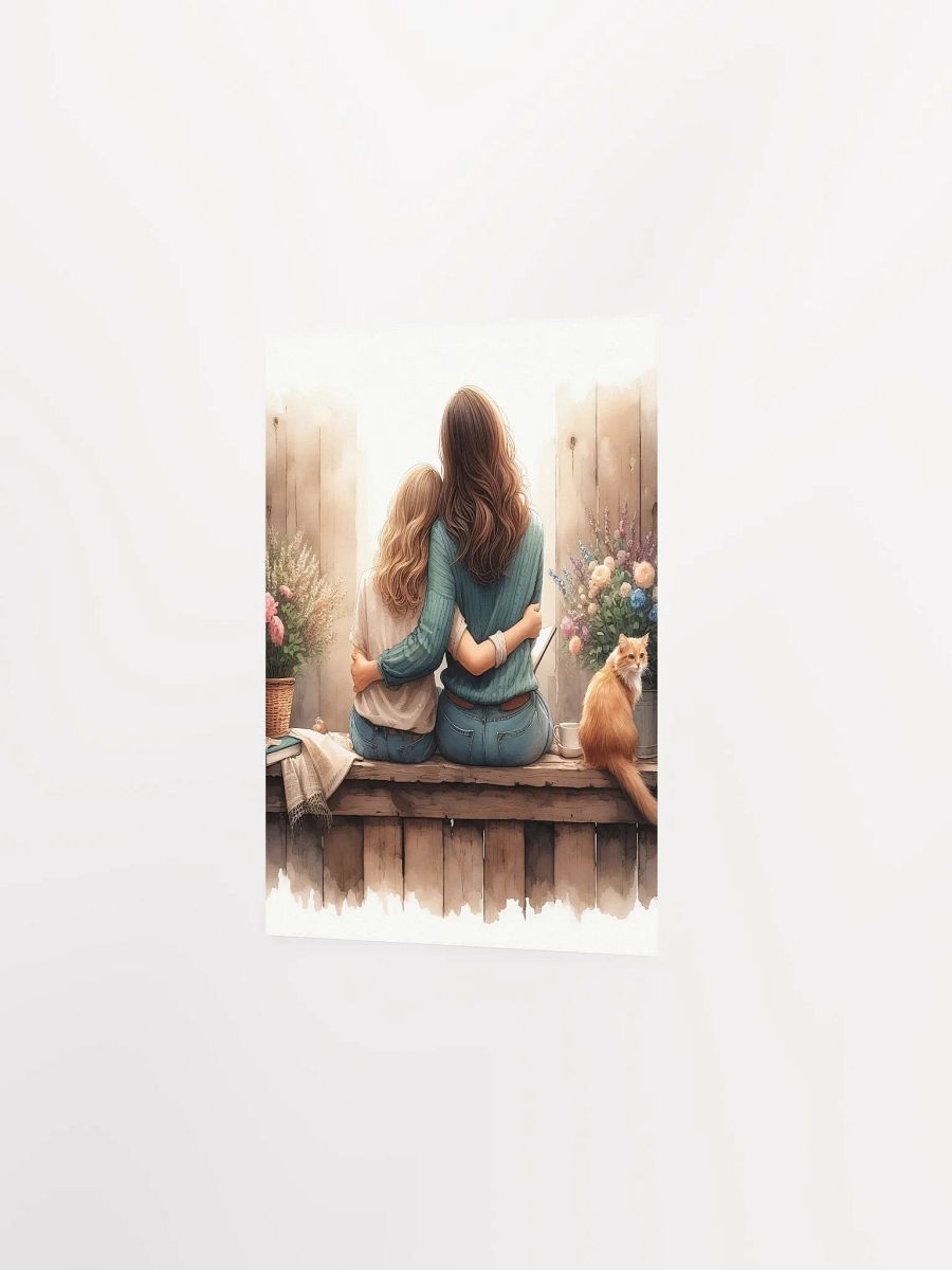 Mother and Daughter Bond Picture Perfect Poster | Mother's Day Gift product image (3)