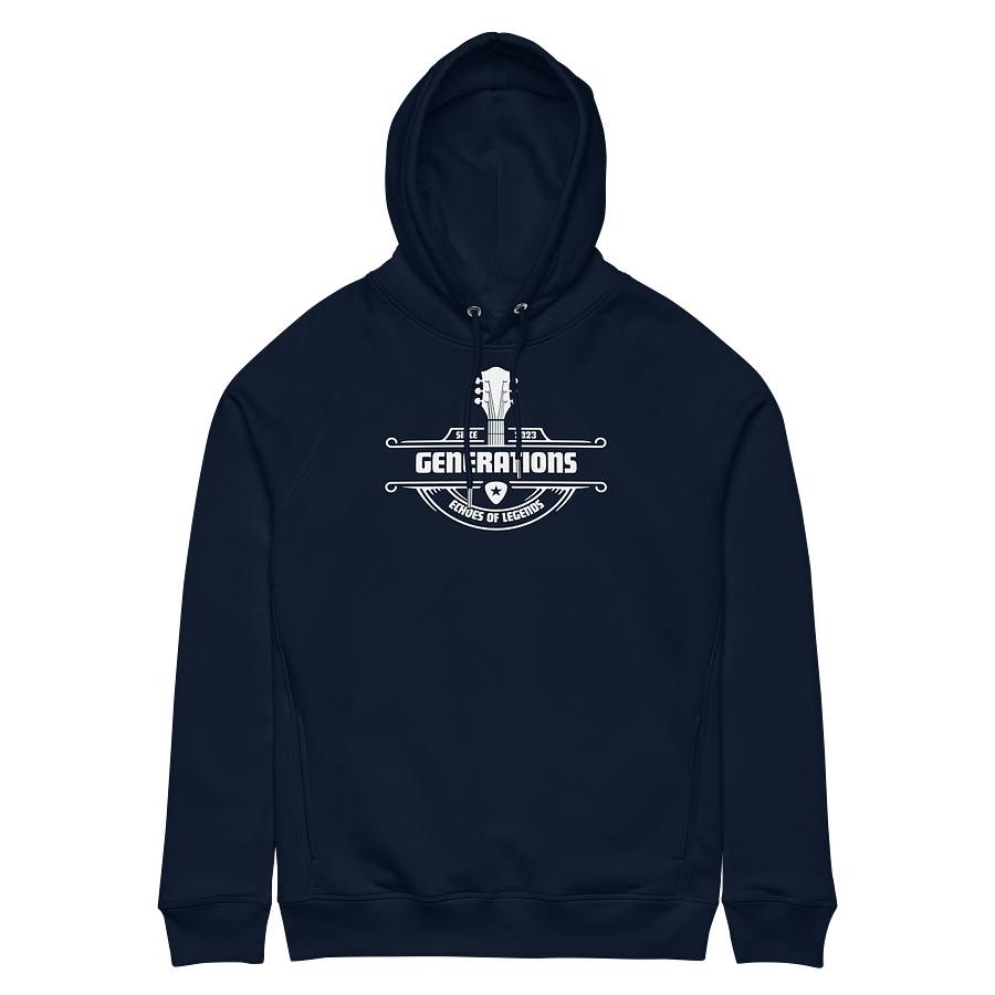 Organic Side Pocket Hoodie White product image (6)