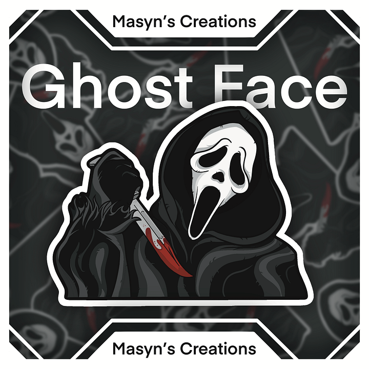 Ghost Face Sticker product image (1)