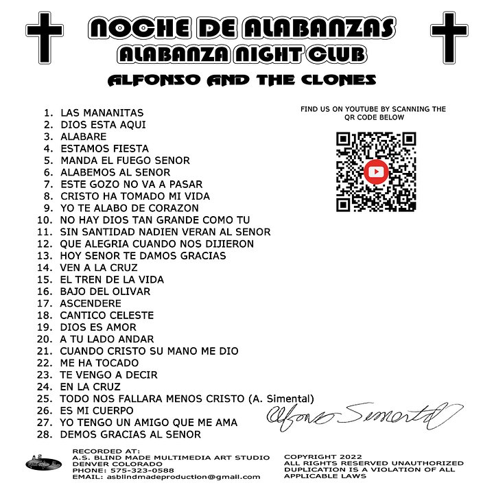 NOCHE DE ALABANZAS - ALABANZA NIGHT CLUB VOL 1. - CD product image (2)