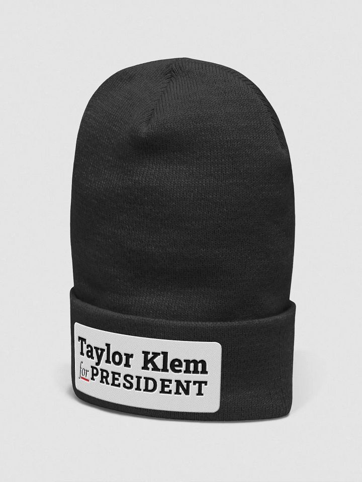 Taylor Klem for President Embroidered Beanie product image (9)