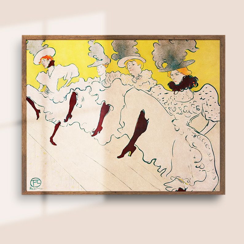 La Troupe de Mademoiselle Eglantine by Henri de Toulouse-Lautrec Vintage Lithograph product image (23)