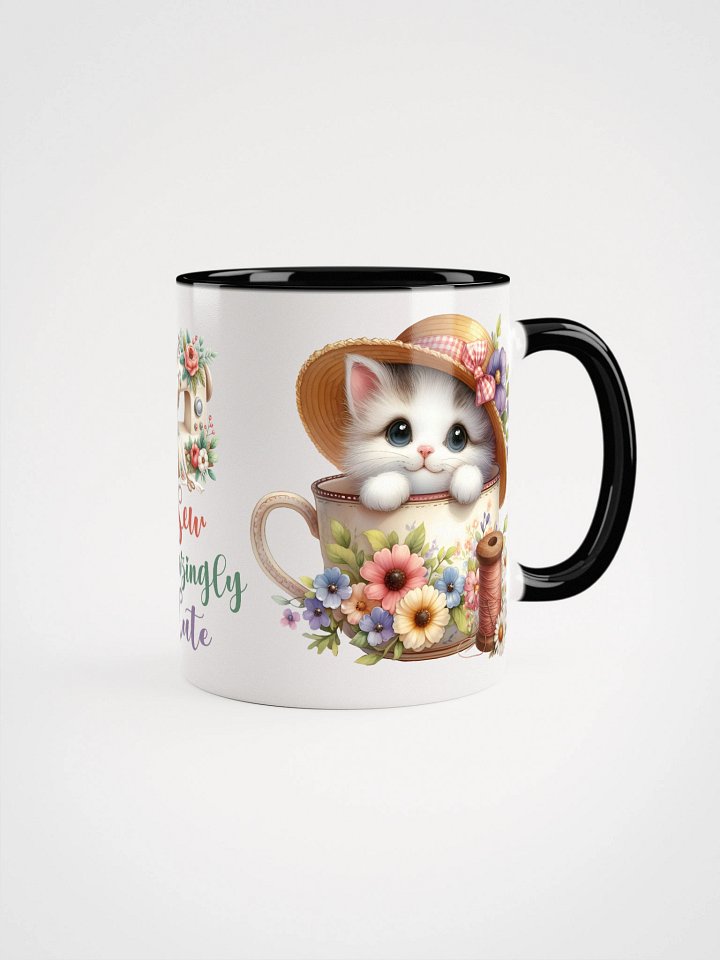 Sew Amazingly Cute Kitten Teacup Mug product image (1)