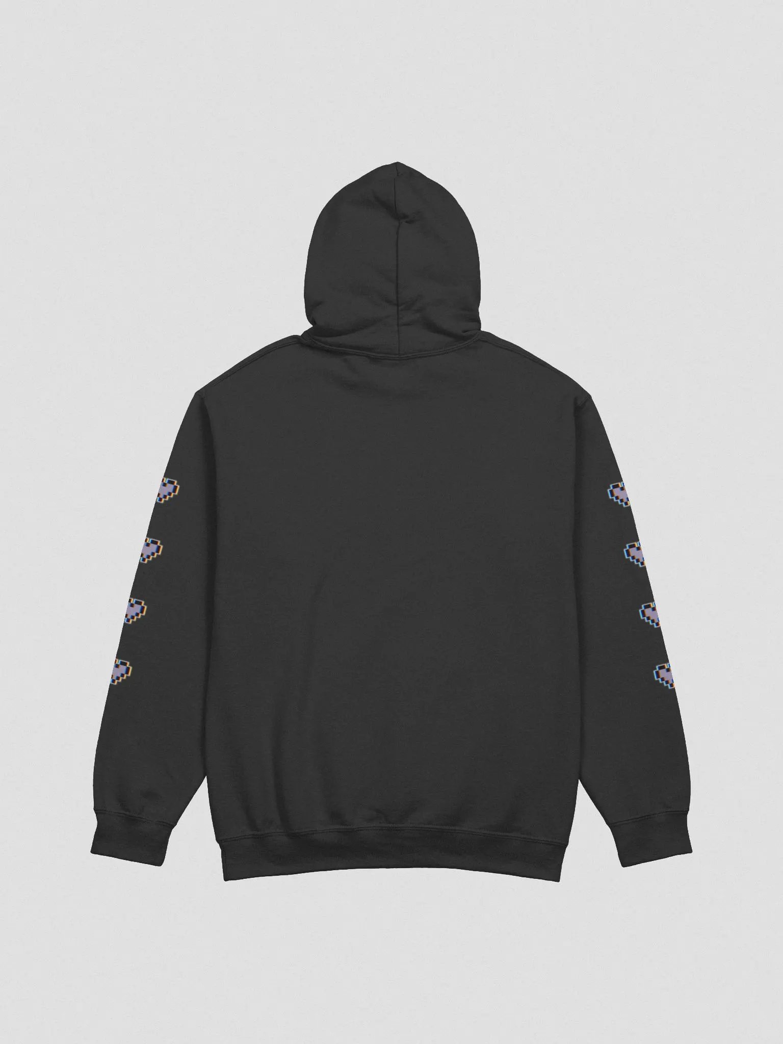 GLITCHED OUT - Hoodie with sleeve print product image (3)