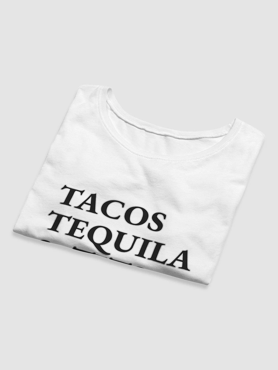 Tacos Tequila & Tits Crop Tee product image (8)