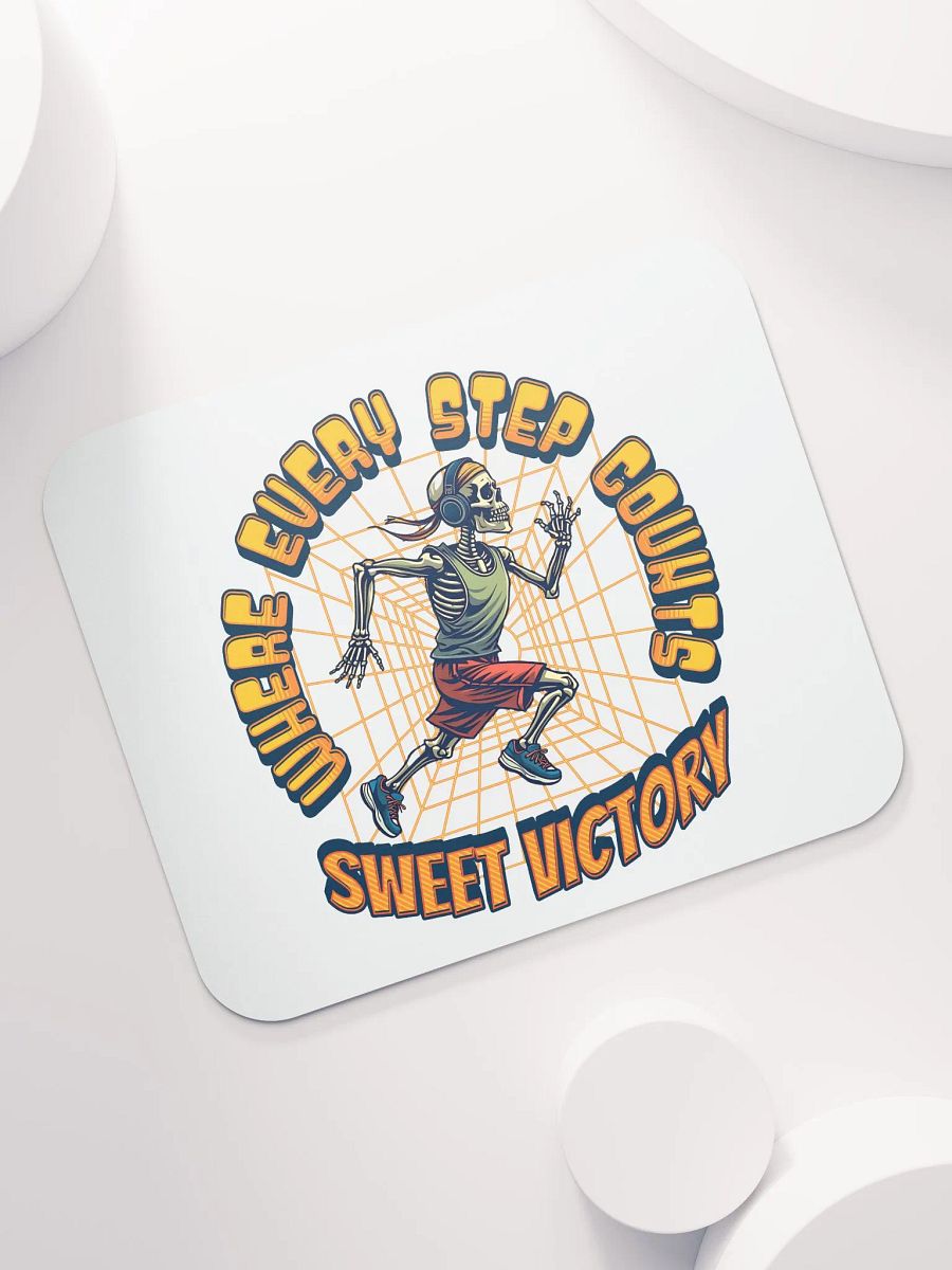 Where Every Step Counts Sweet Victory Runner Skeleton Stride Mouse Pad product image (5)