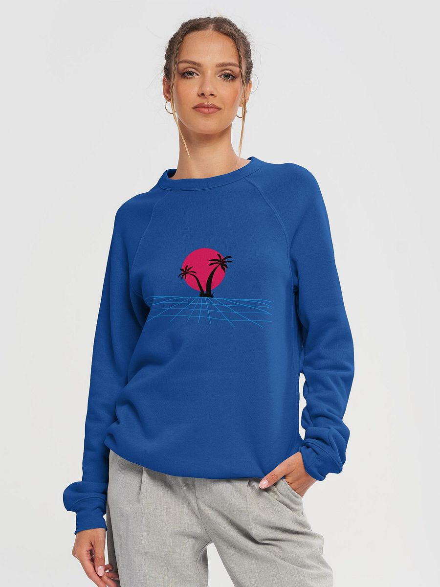 Retro Sunset Palm Unisex Sweatshirt product image (4)