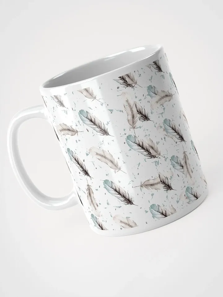 Feathered Dreams White Glossy Mug product image (2)