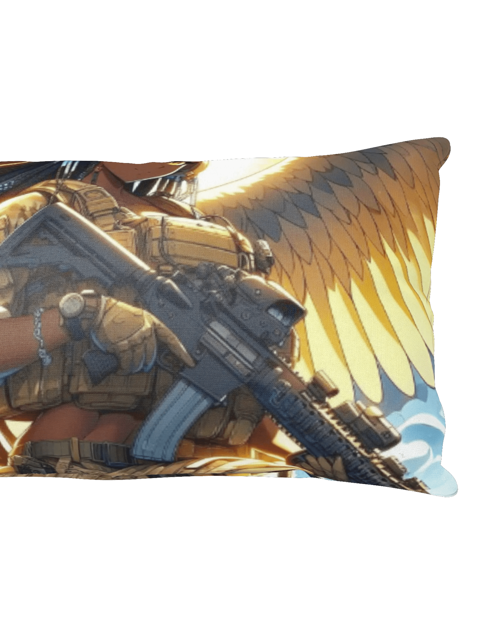 Radiant Halo Winged Warrior Pillow product image (4)