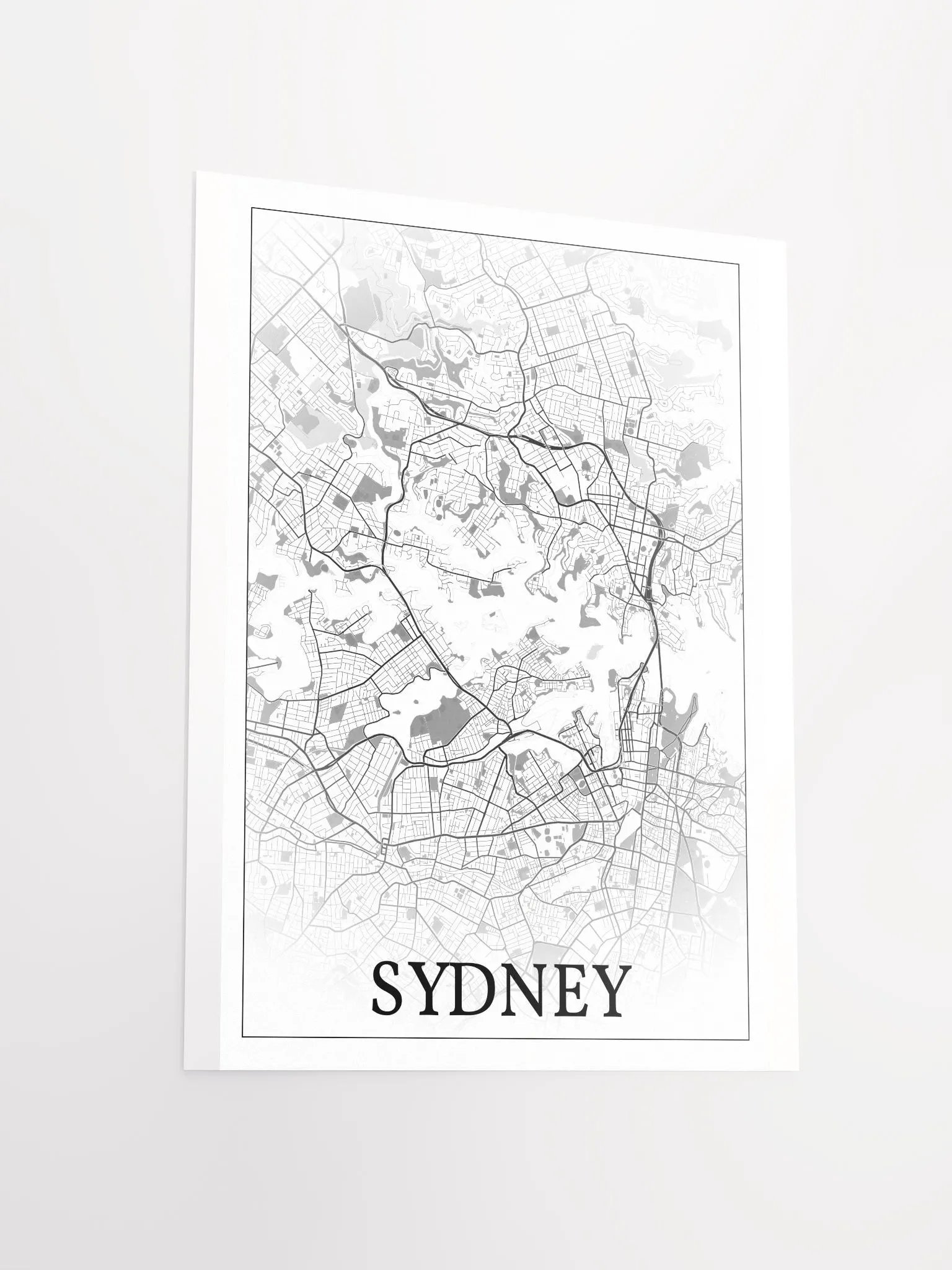 Sydney, Australia, city map print product image (12)