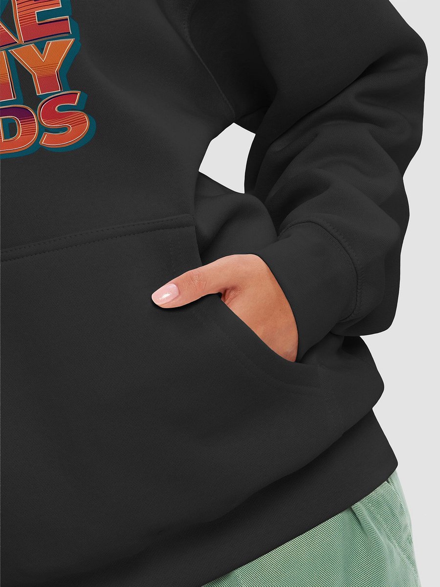 Women's Bad Ass Like My Kids Hoodie – Funny Sarcastic Parent Graphic Hoodie | Trendy Viral Humor Hoodie product image (8)