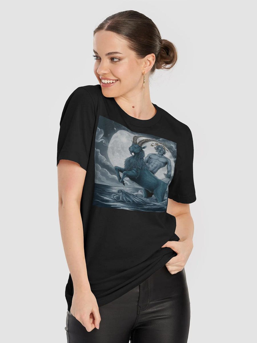 Exclusive Capricorn Zodiac T-Shirt - Unisex Astrology Gift with Majestic Sea-Goat Design product image (3)