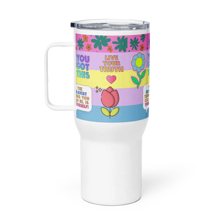 Brave Vibes Travel Mug product image (1)