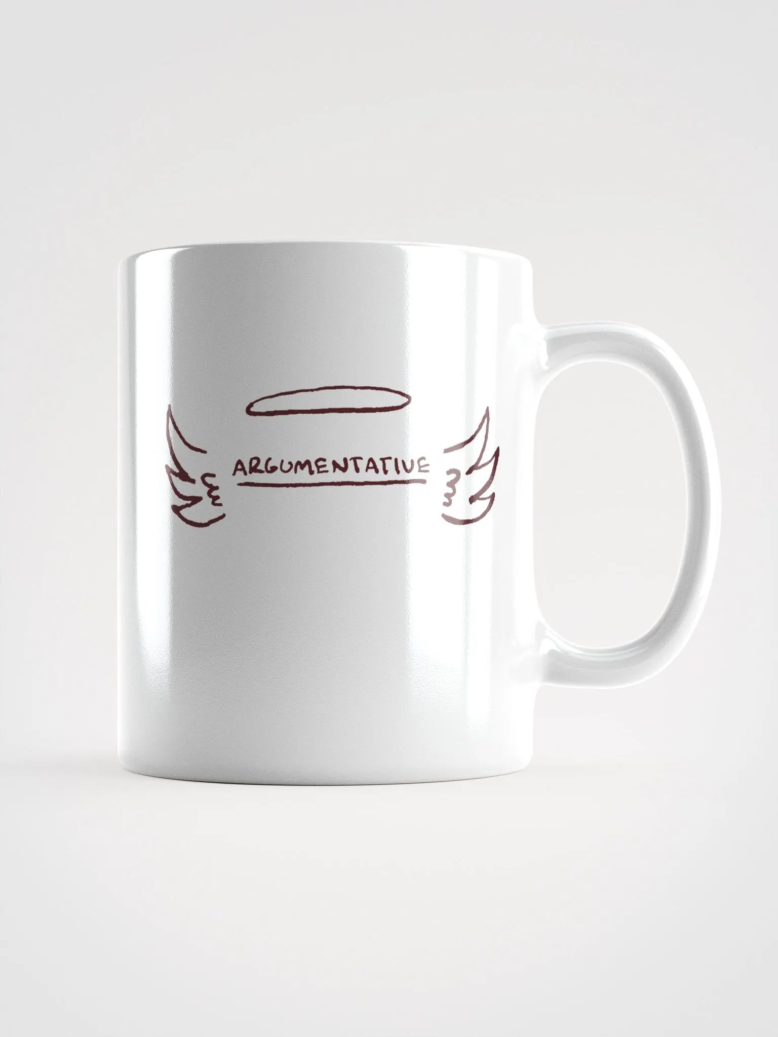 ANGELIC (maroon design) mug product image (1)