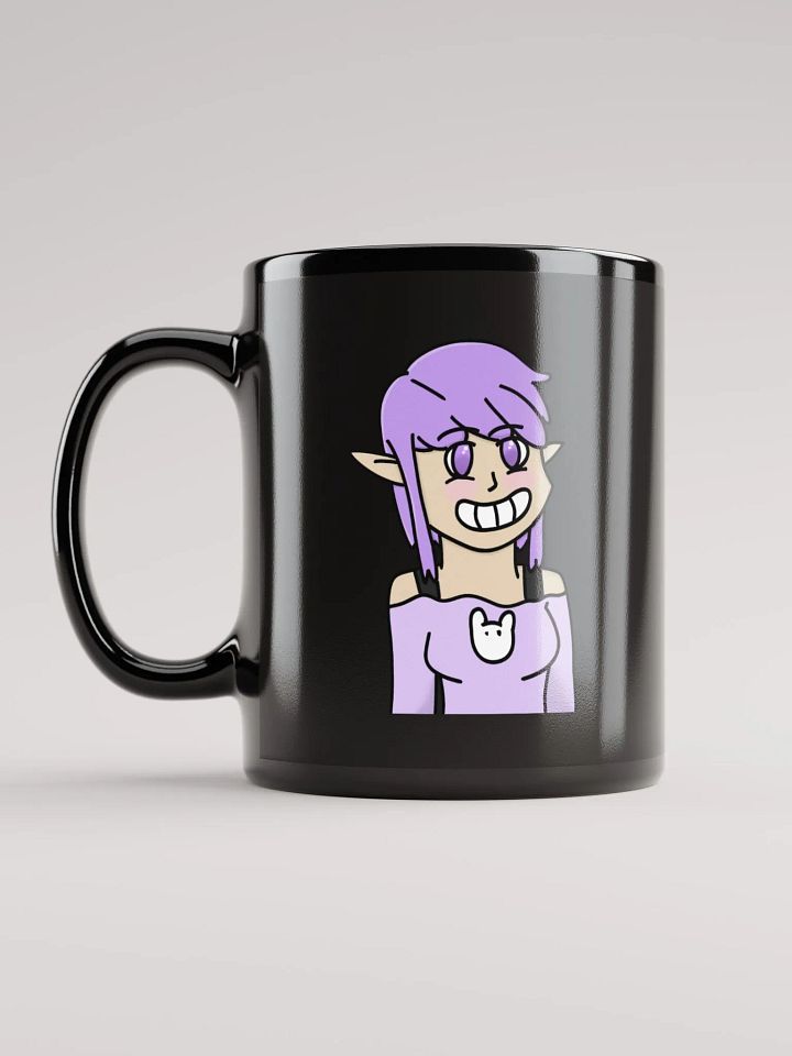 loki smiling black mug product image (2)
