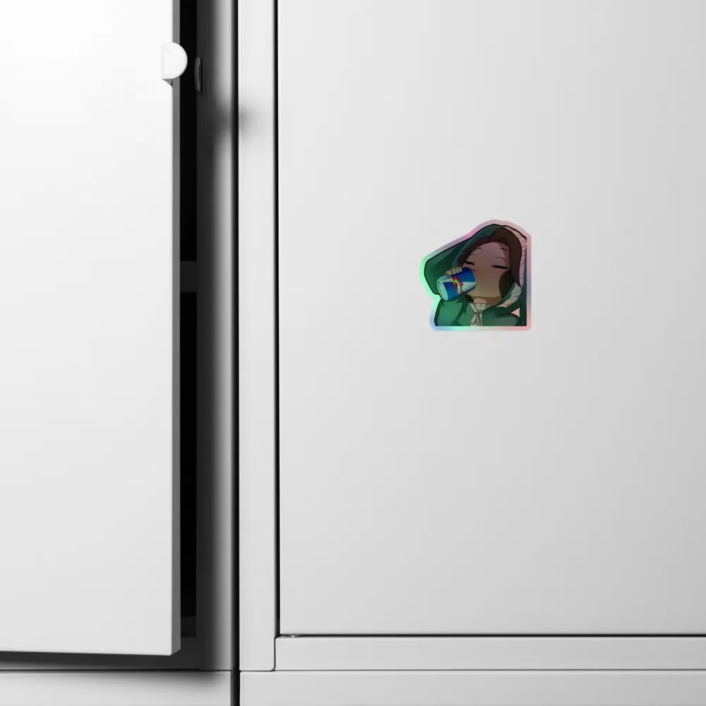 Bunny Zarina Red bull Sticker (Holographic) product image (6)