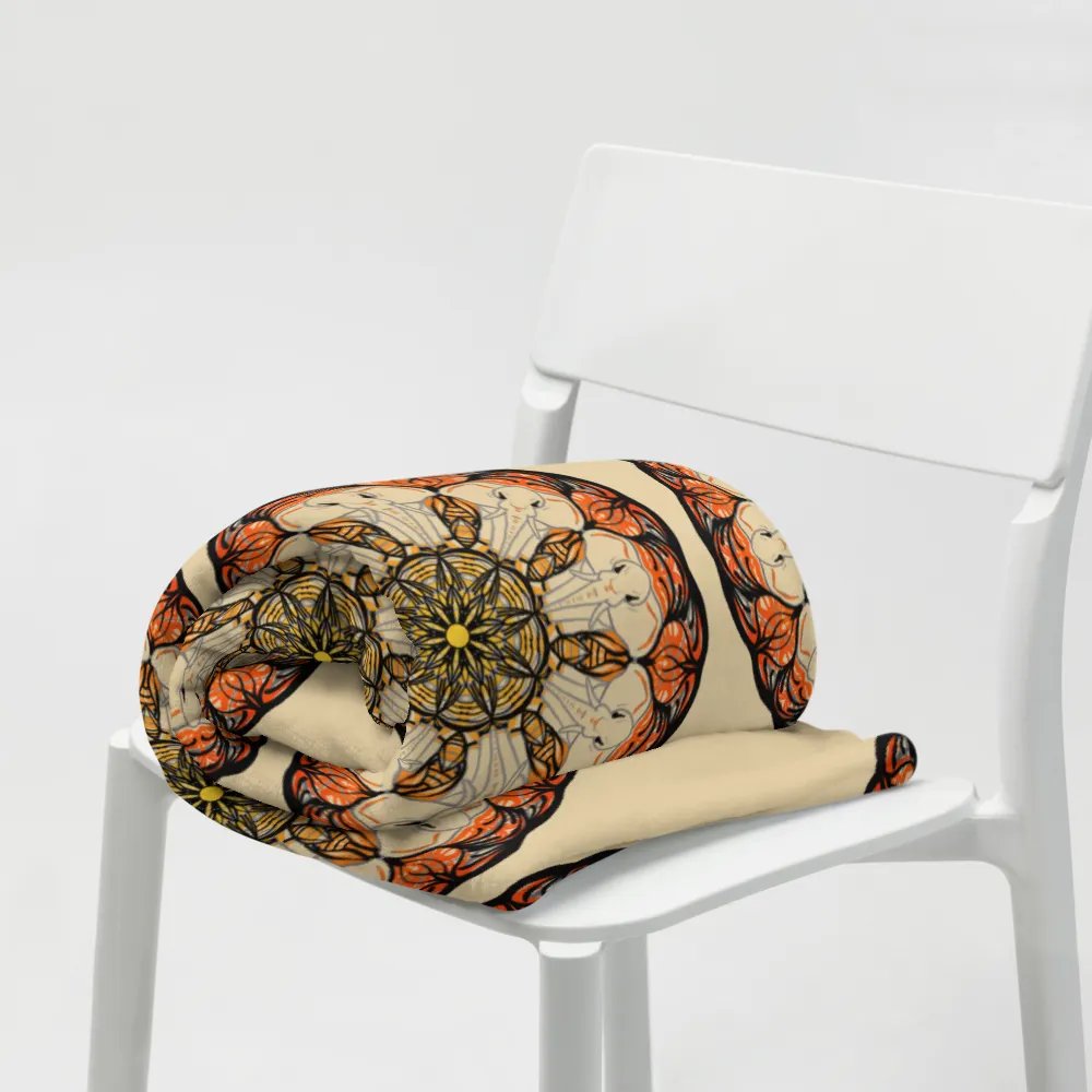 Mandala Elephants Throw Blanket product image (9)