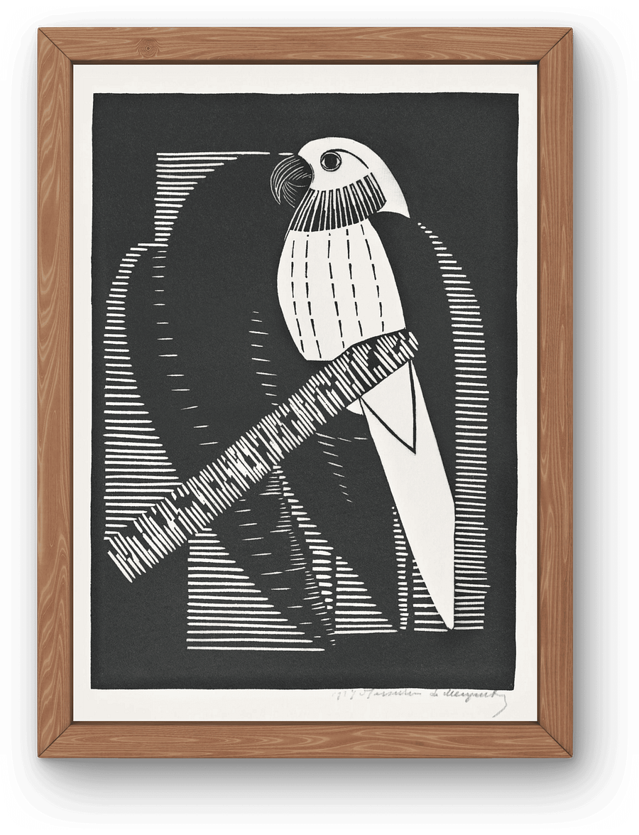 [Digital] Parakeets (Parkieten) (1927) - Samuel Jessurun de Mesquita product image (1)