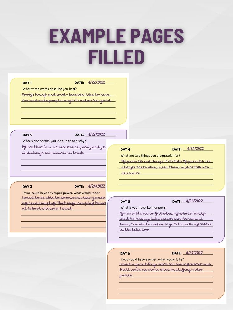 365 Questions for Kids: Self-Discovery Workbook for Kids 9-12 product image (2)