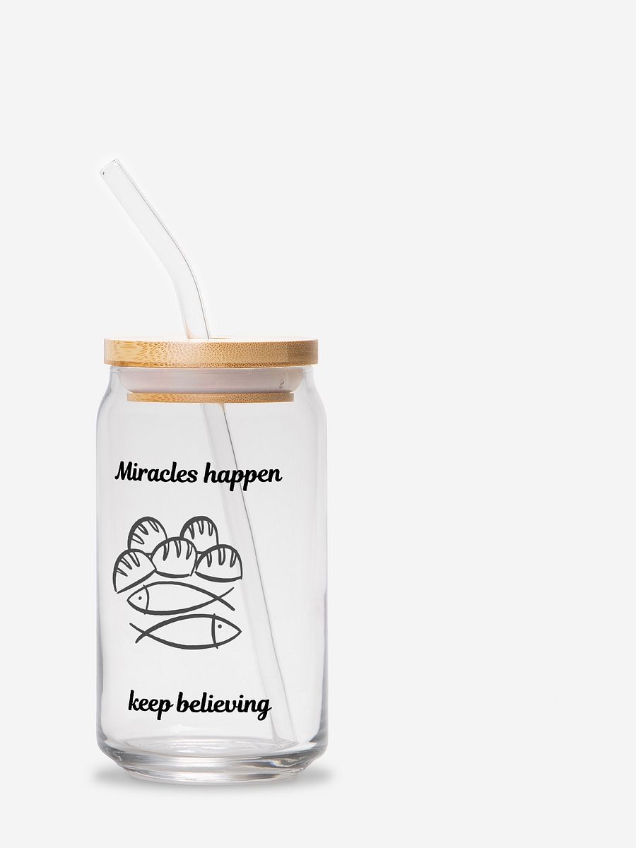 Miracles Happen wellness glass can product image (4)