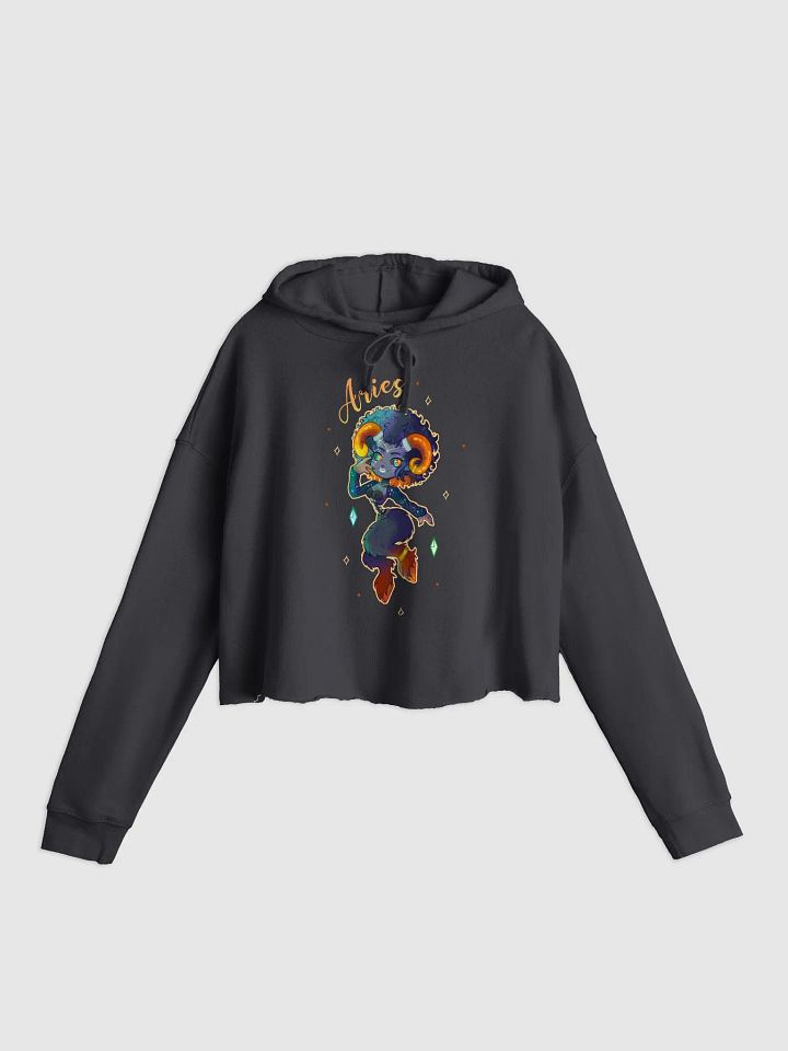 Aries Crop Hoodie (Zodiac Series) product image (1)