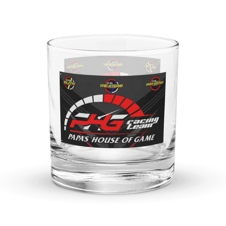 PHG Racing Team Rocks Glass product image (1)