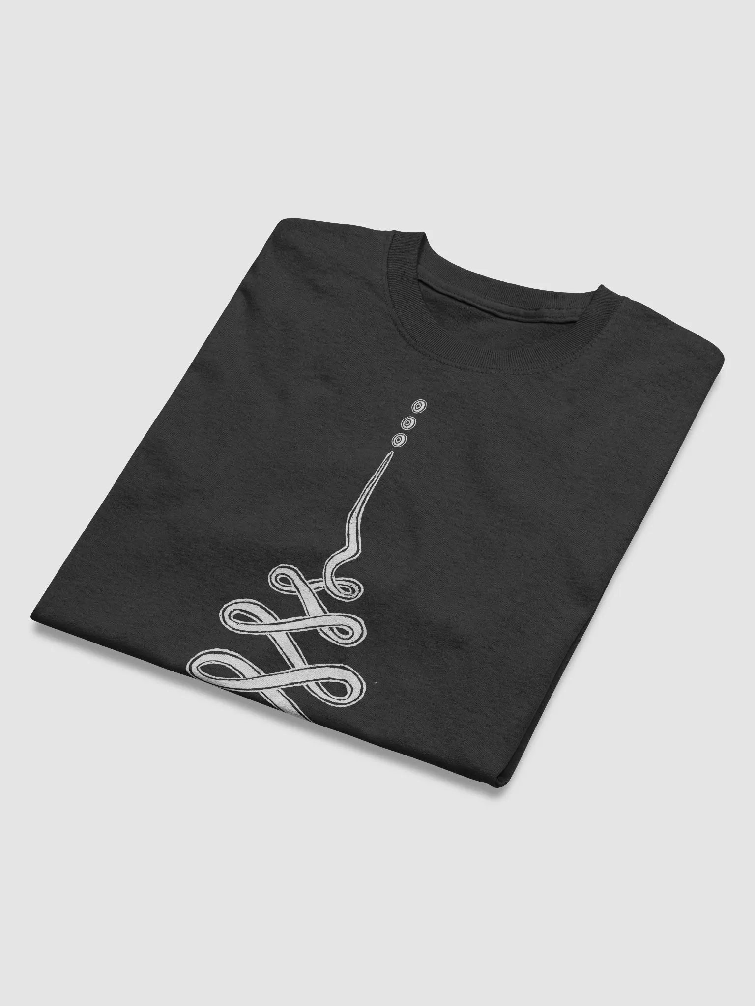 Stay on the Path Heavy weight T-shirt - white print product image (4)