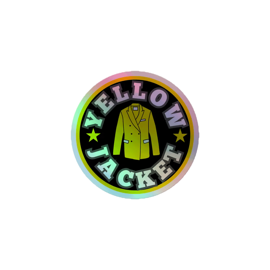 Sticker - YellowJacket Circle (HOLOGRAPH) product image (1)