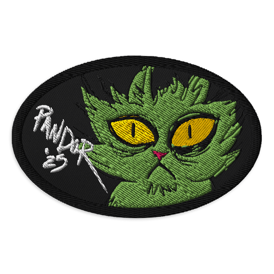 Scrankled Green Cat Patch product image (1)