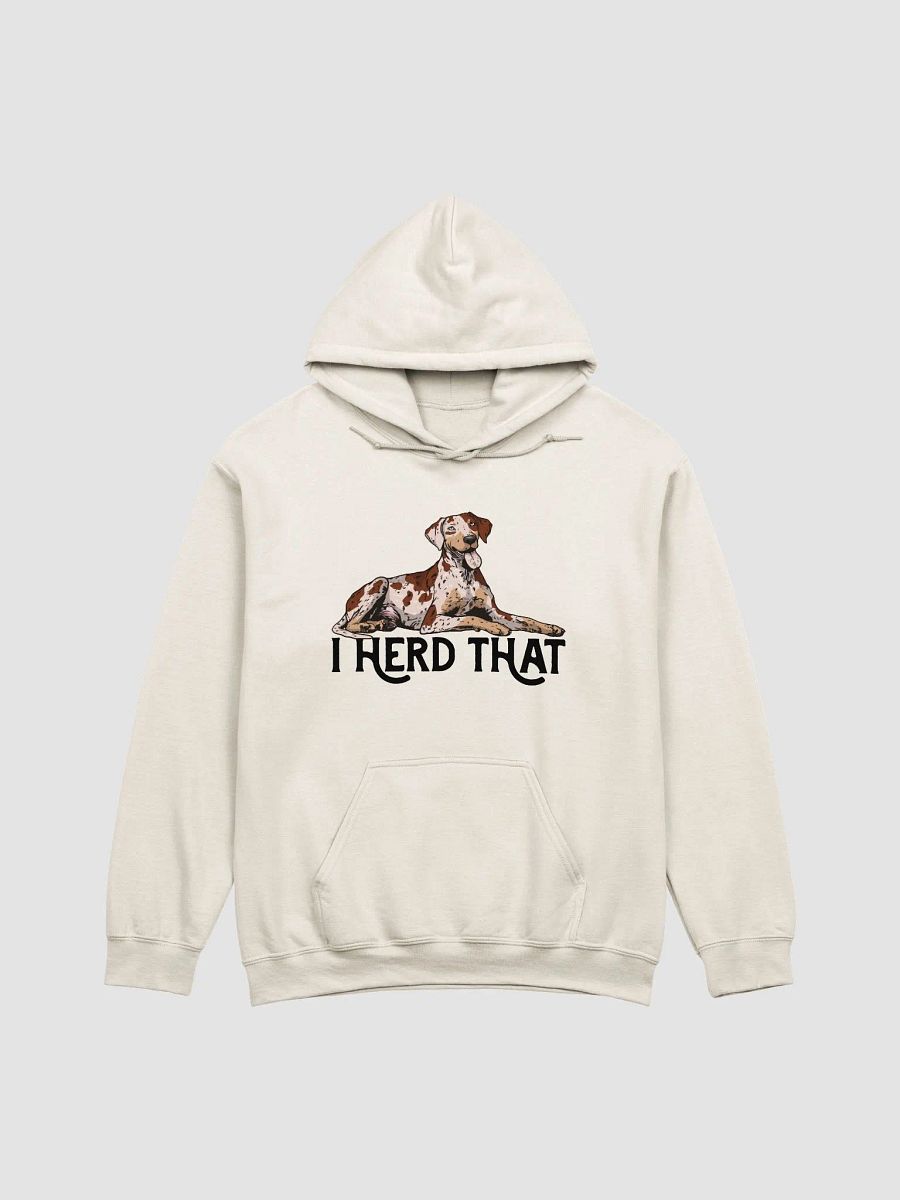 I Herd That Hooded Sweatshirt of a Catahoula Leopard Dog (Red Merle) | Funny Hoodie for CLD Paw-rents product image (18)