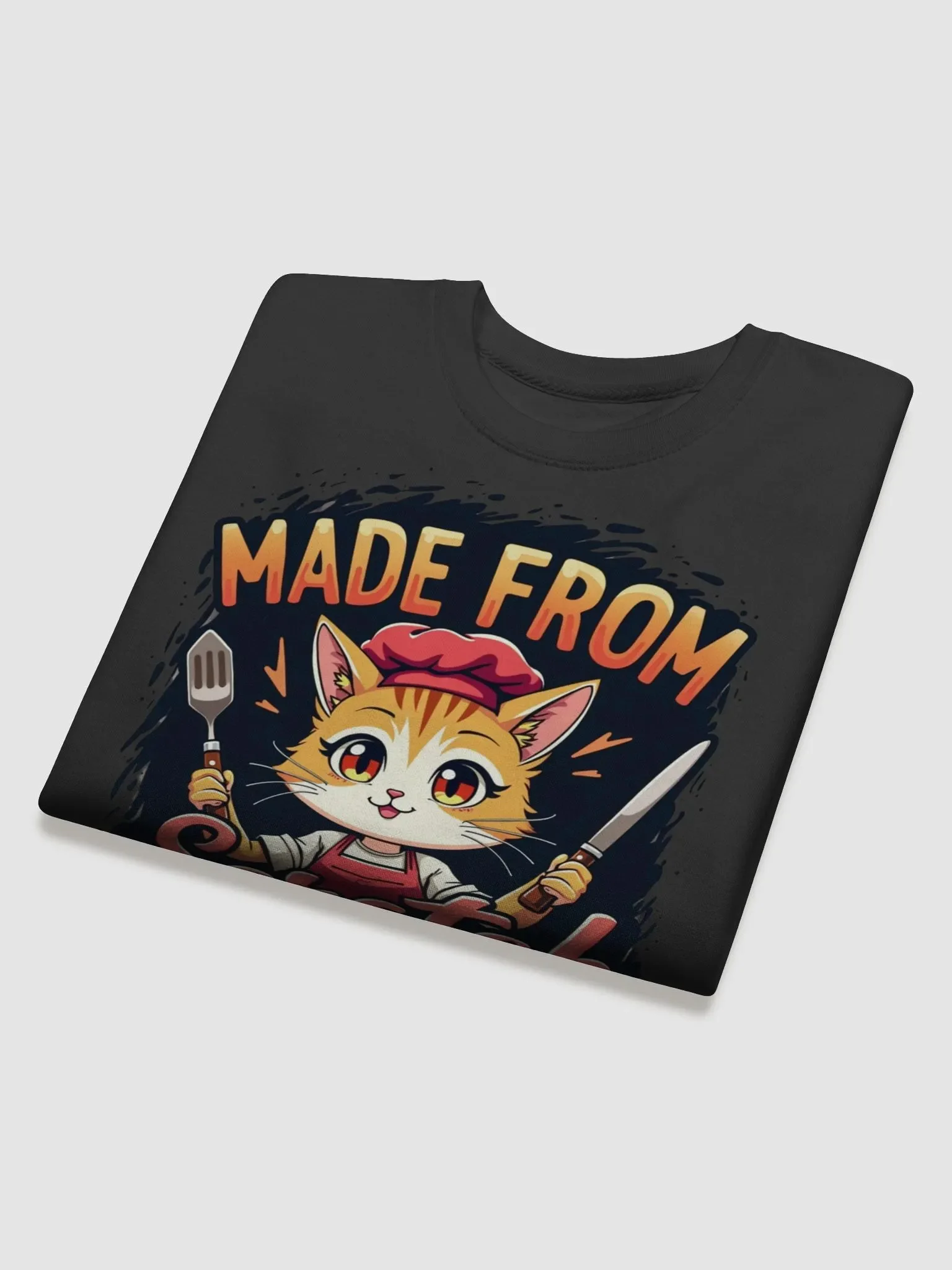 Made From Scratch Chef Cat Sweatshirt product image (35)