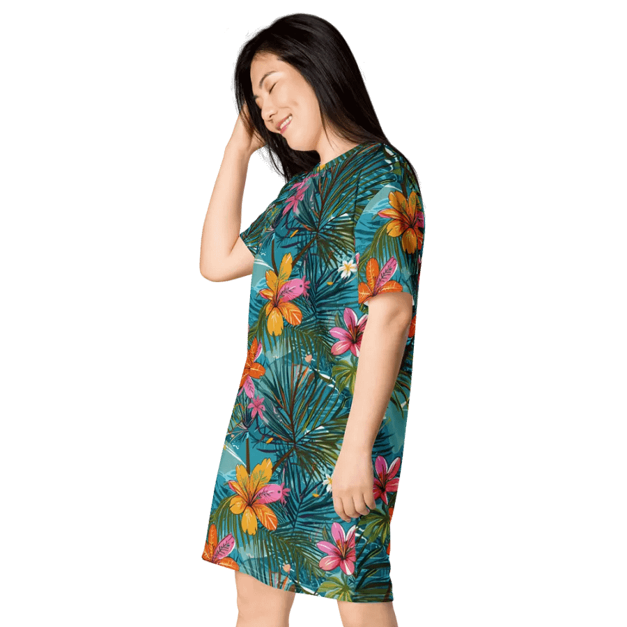 Floral Abstract All-Over Dress product image (3)