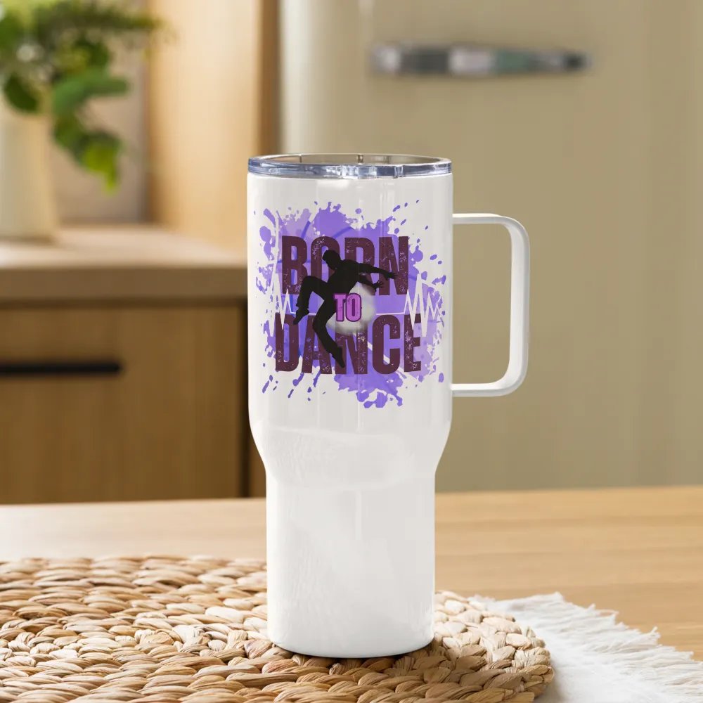 Born to Dance His Silhouette Vibes Travel Mug product image (11)