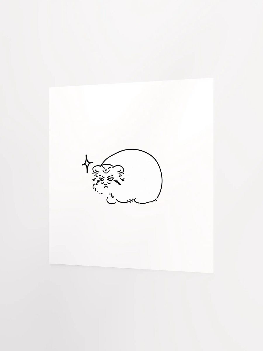 Grumpy Manul - Matte Poster product image (2)