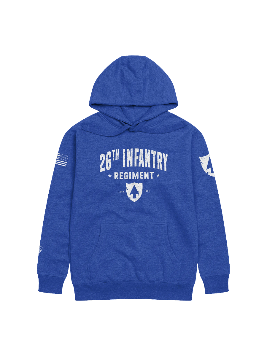 26th Infantry Regiment - Blue Spaders "Distressed" Hoodie product image (6)