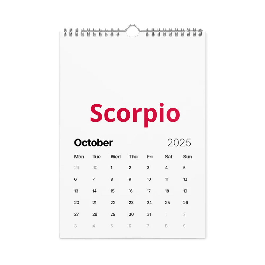 Zodiac Wall Calendar product image (12)