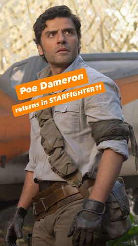 Call it a gut feeling…or Resistance pilot intuition.
John’s putting his credits on the table: Poe’s in Starfighter.
Oscar Isa...