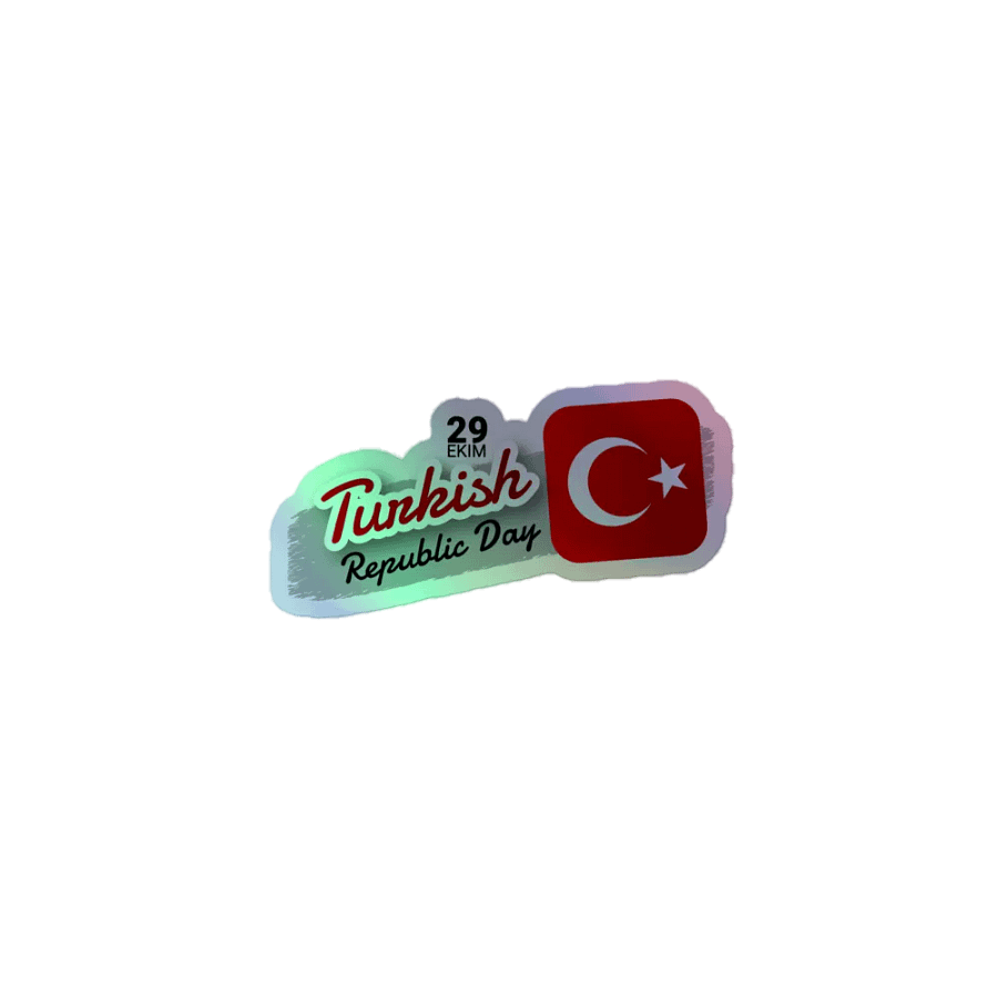 Turkish Republic Day Celebration Design - 29 Ekim Commemorative Sticter product image (1)