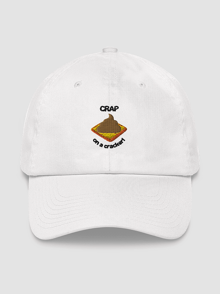 Cr*p on a Cracker Baseball Cap (White) product image (2)