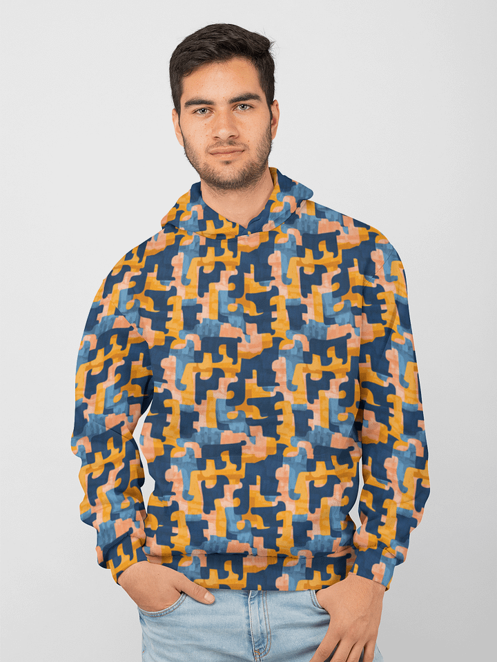 Flowing Shapes | Recycled Unisex Hoodie product image (1)
