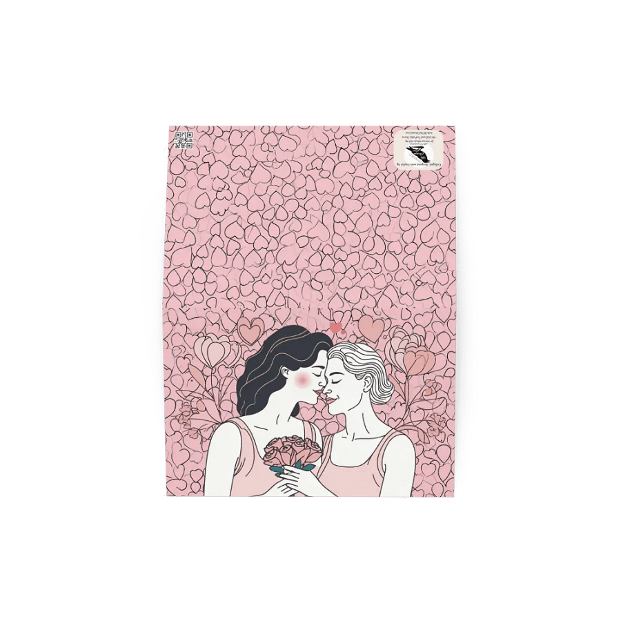 Lesbe Valentines, Purely Love Card product image (19)
