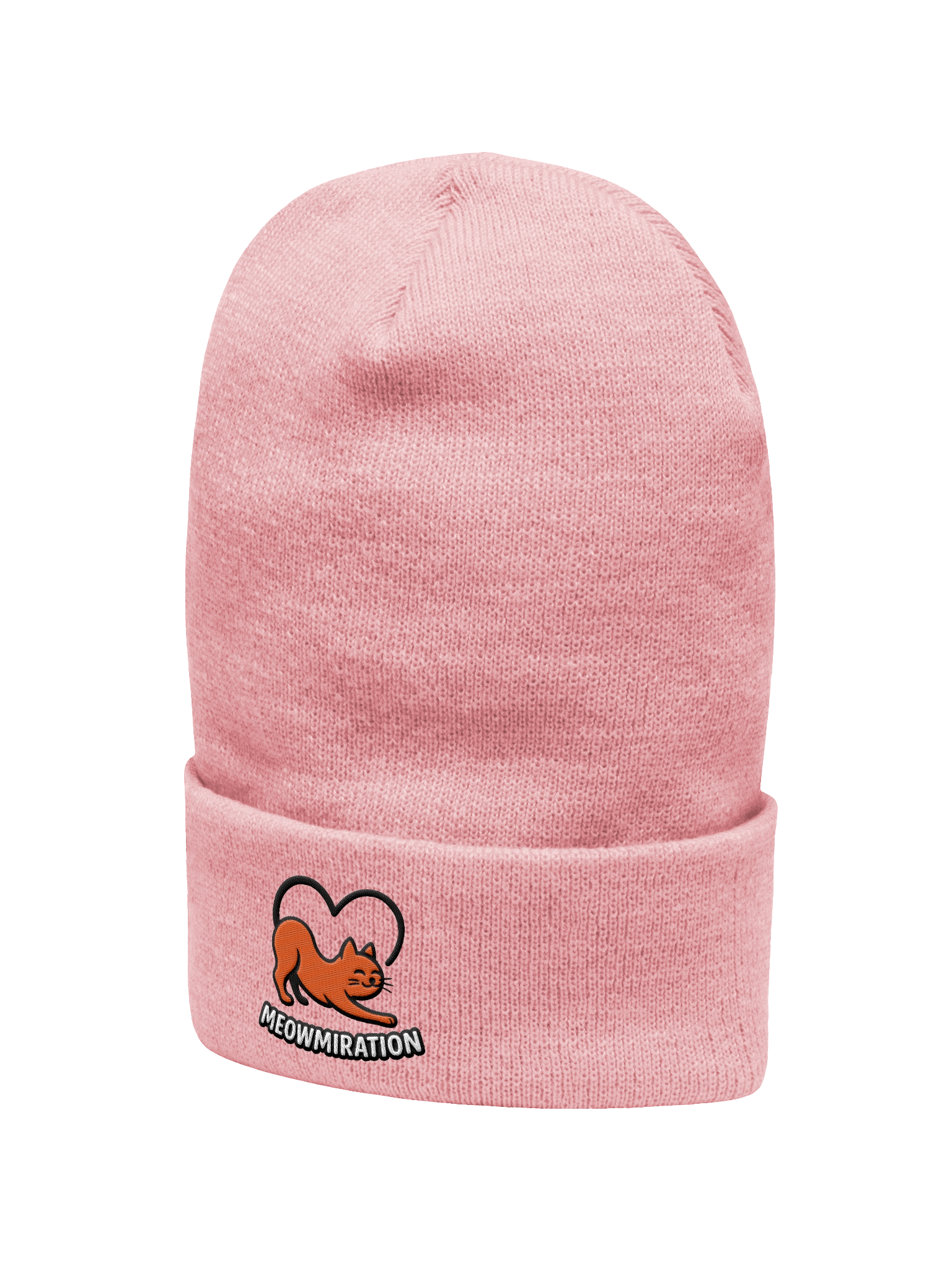 Meowmiration Cuffed Beanie product image (2)