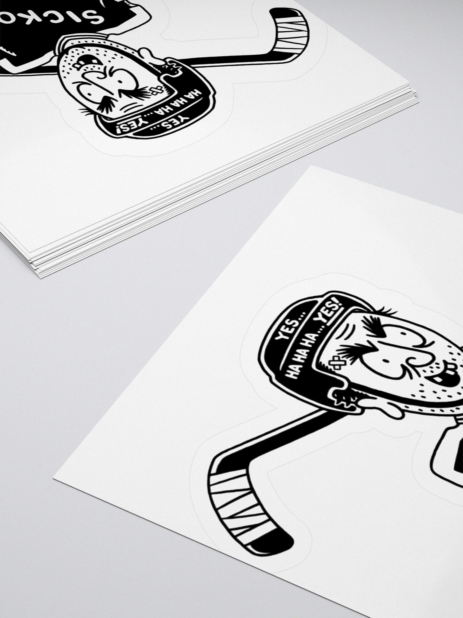 Sickos Hockey Player Sticker (3 Sizes) product image (12)