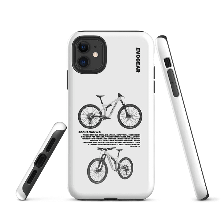 White Focus Jam 6.8 iPhone Case product image (1)