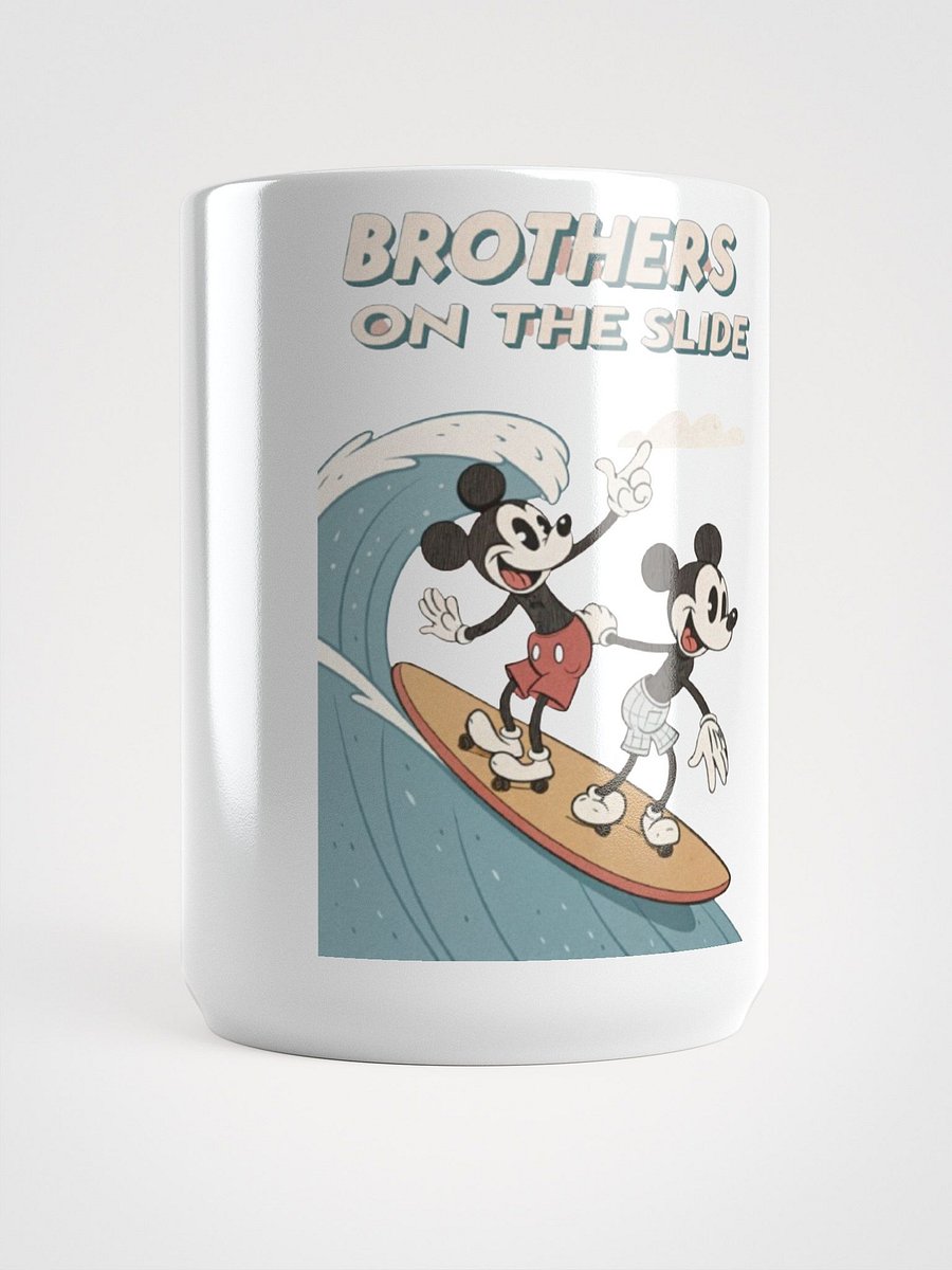 Retro Surfing Mice White Glossy Mug product image (5)