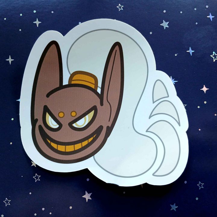 "Grin" sticker product image (1)